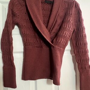 Arden B Women's Deep Rust Sweater